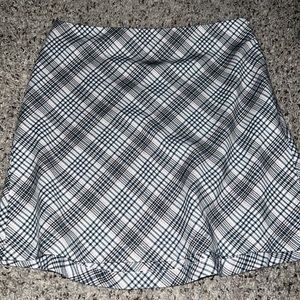 Plaid mini skirt